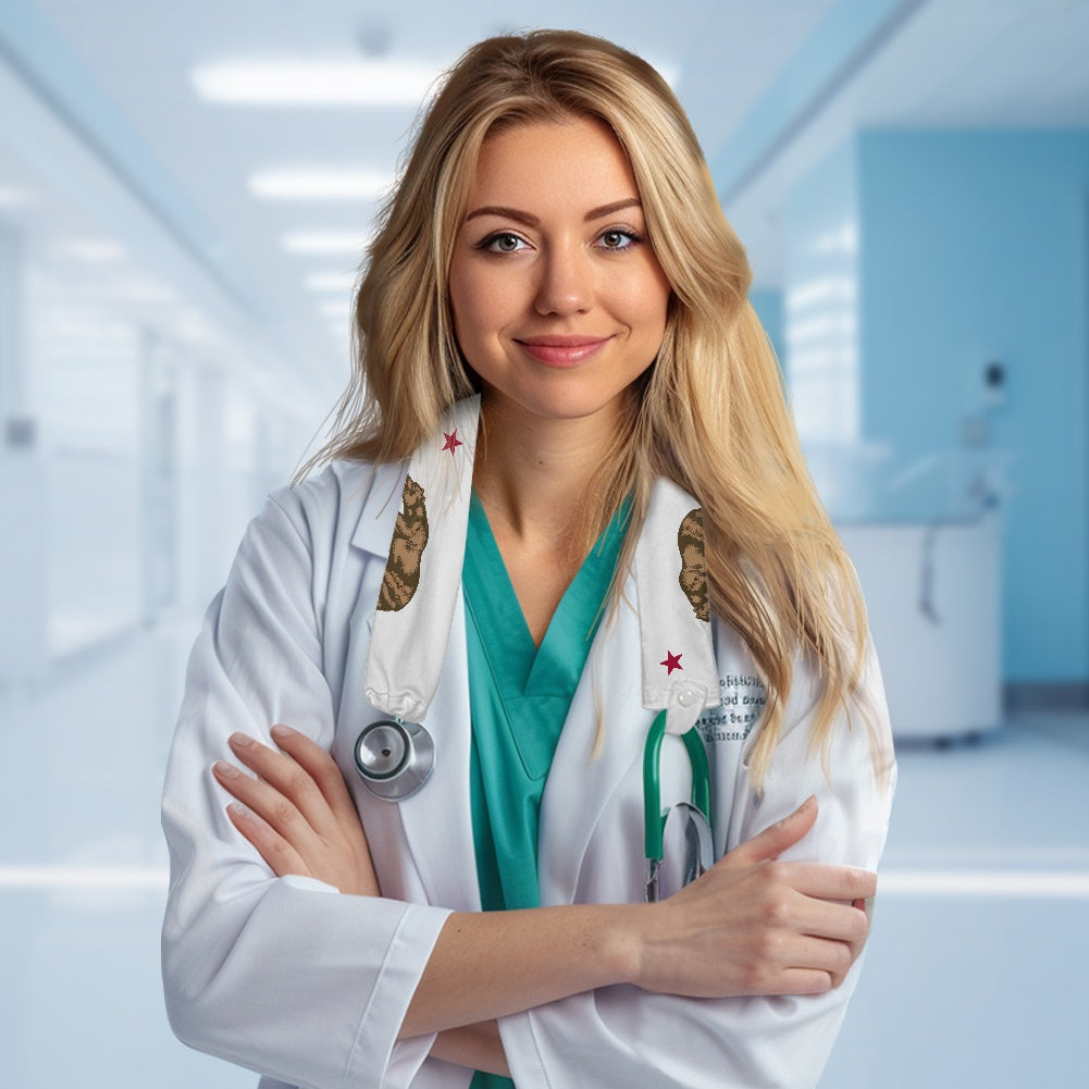 California Flag Inspired Stethoscope Protective Cover