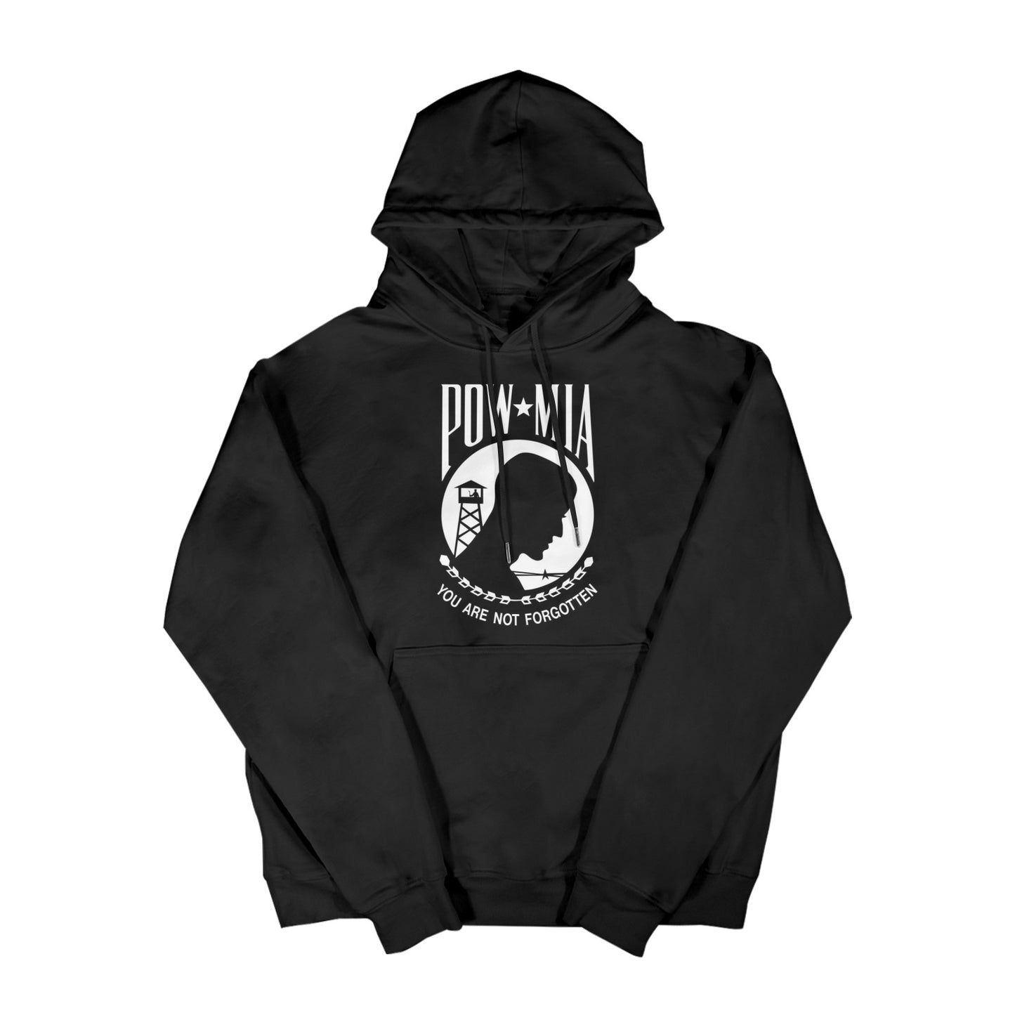 POW/MIA Flag Inspired Men's Hoodie (Made in the USA)