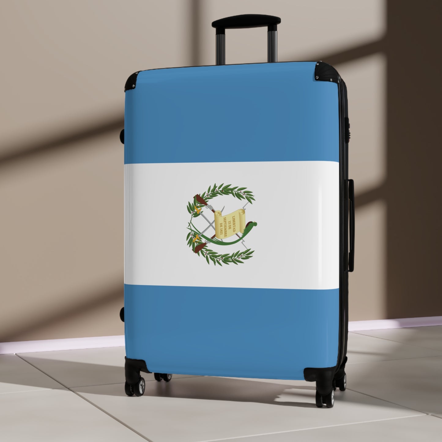 Guatemala Flag Inspired Suitcase