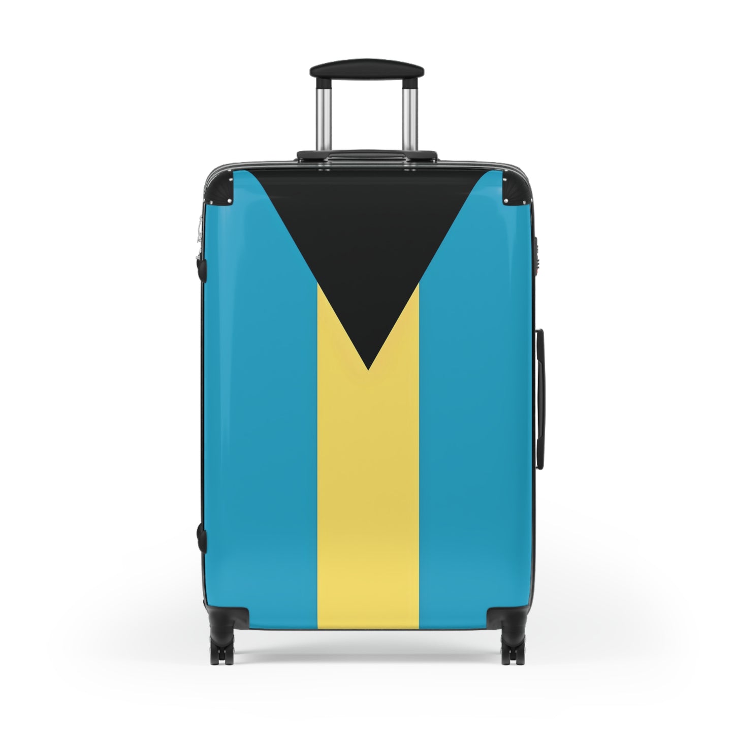 Bahamas Flag Inspired Suitcase