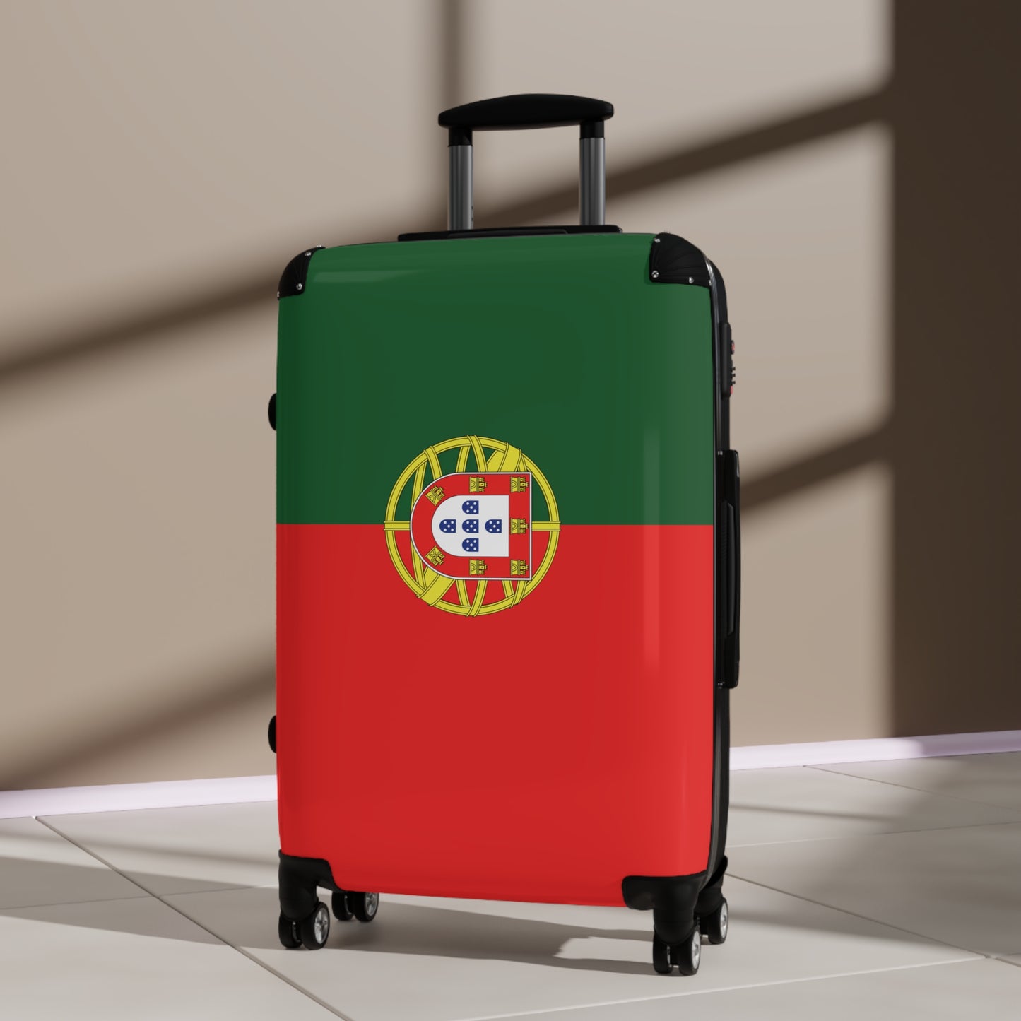 Portugal Flag Inspired Suitcase