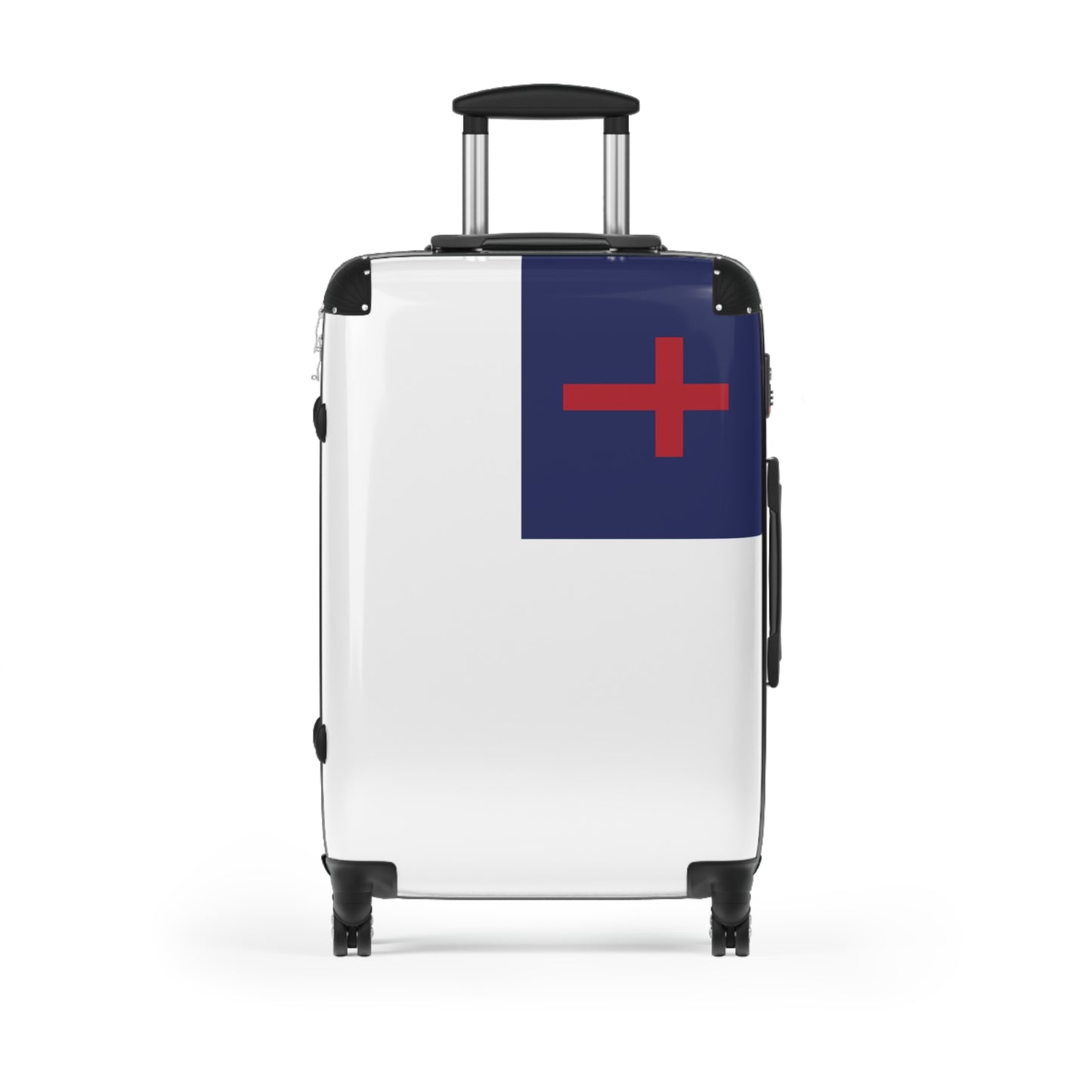 Christian Flag Inspired Suitcase