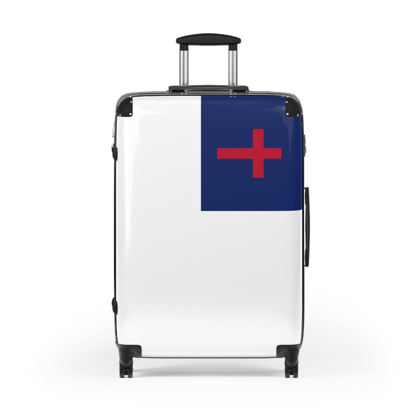 Christian Flag Inspired Suitcase