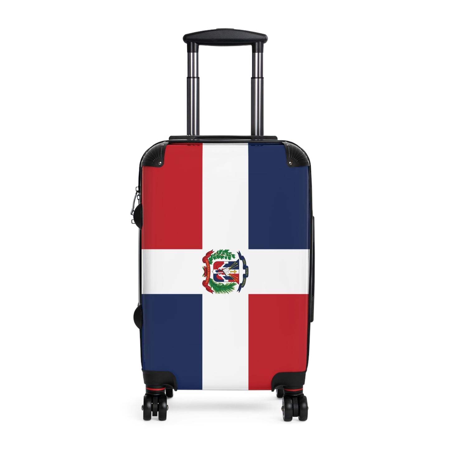 Dominican Republic Flag Inspired Suitcase