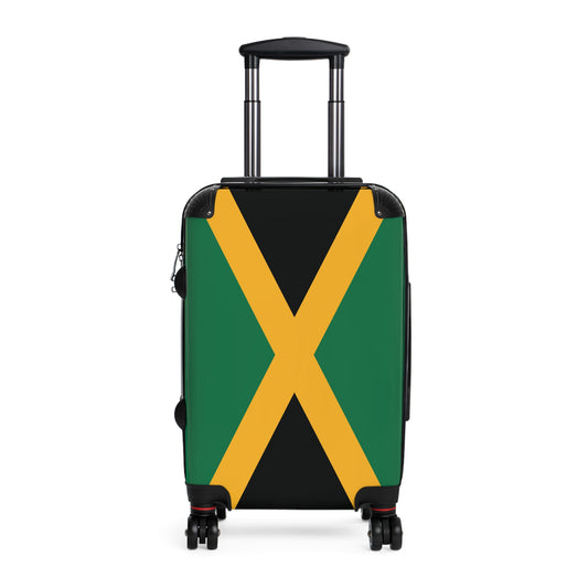 Jamaica Flag Inspired Suitcase