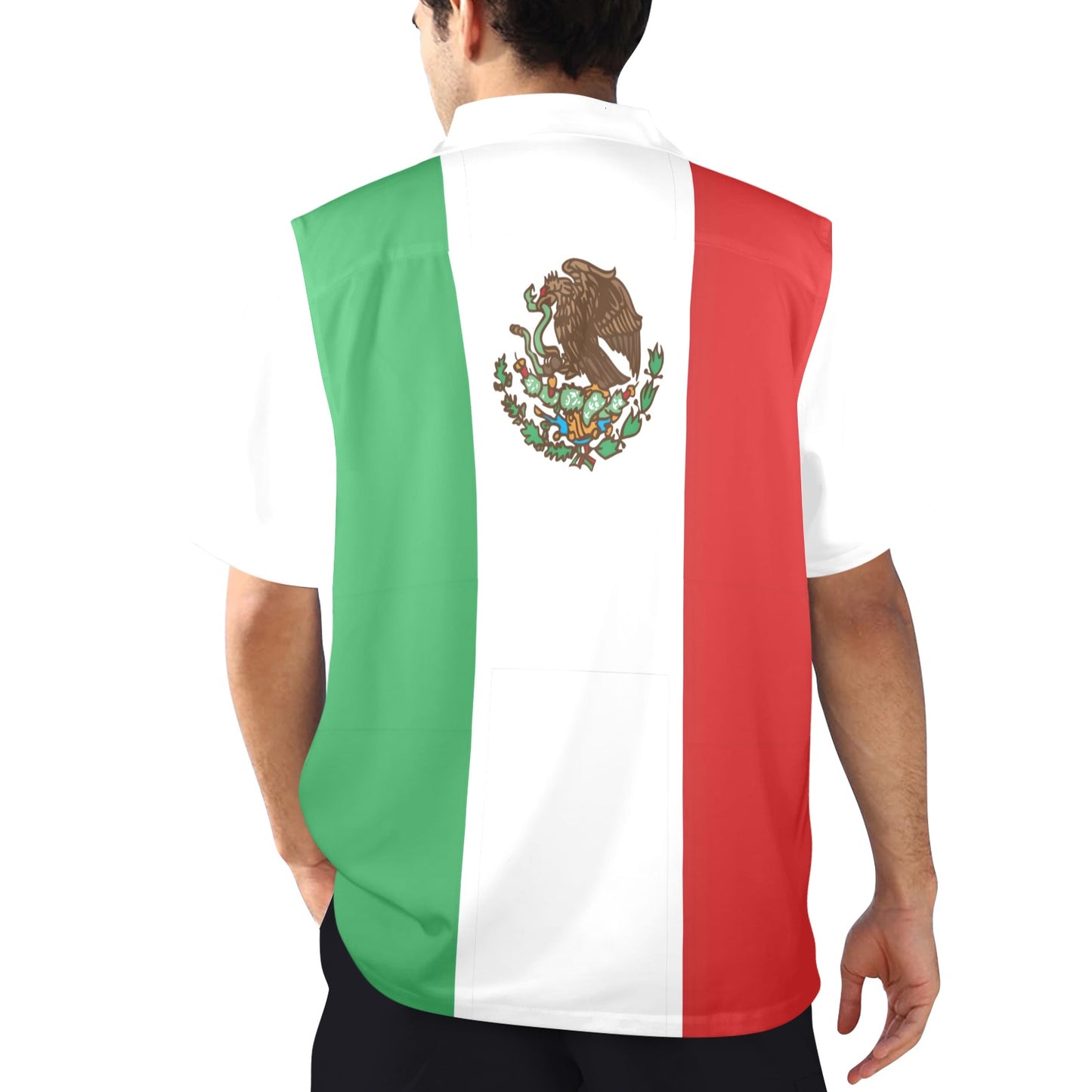 Mexico Flag Hawaiian Shirt (Made in USA)