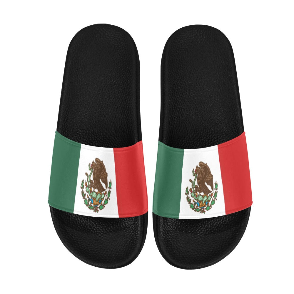 Mexico Flag Inspired Men's Slide Sandals