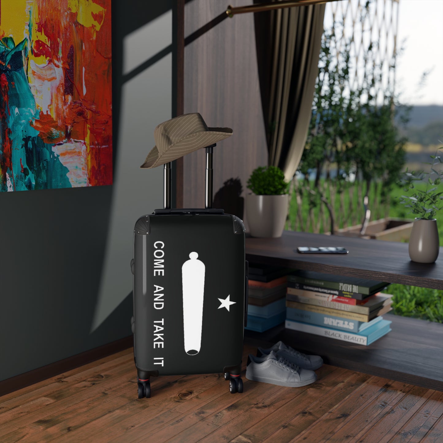 Come and Take It Flag Inspired Suitcase