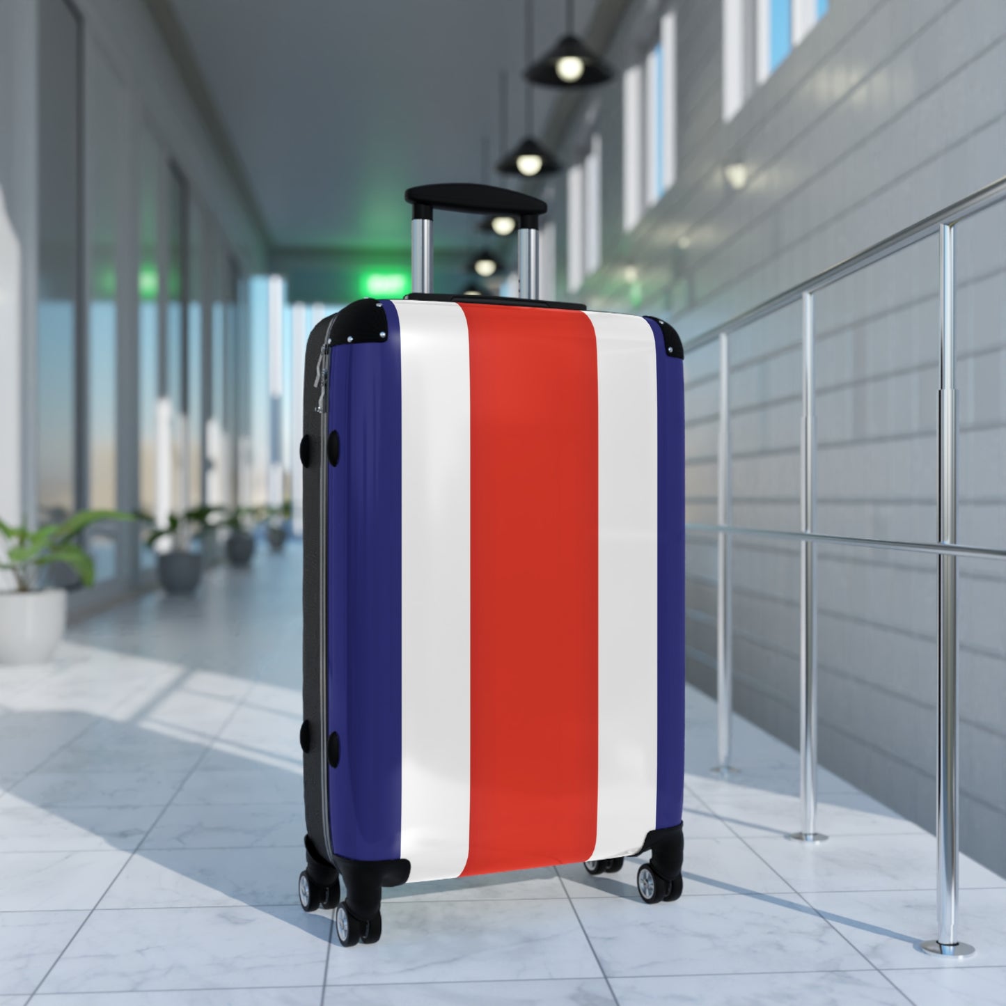 Costa Rica Flag Inspired Suitcase