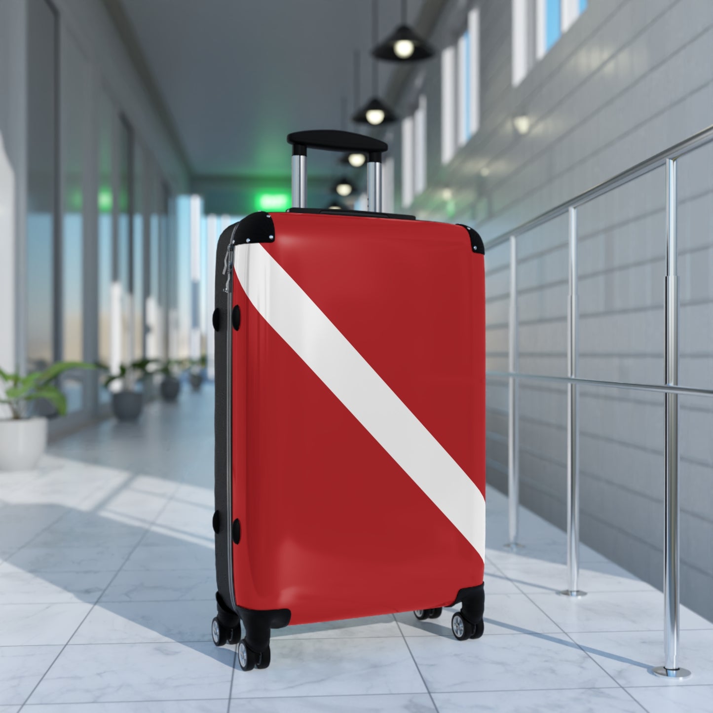 Diver Down Flag Inspired Suitcase