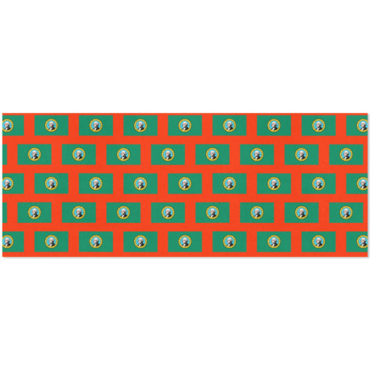 Washington Flag Inspired Custom Gift Wrapping Paper 58"x 22.5" (4 Rolls)
