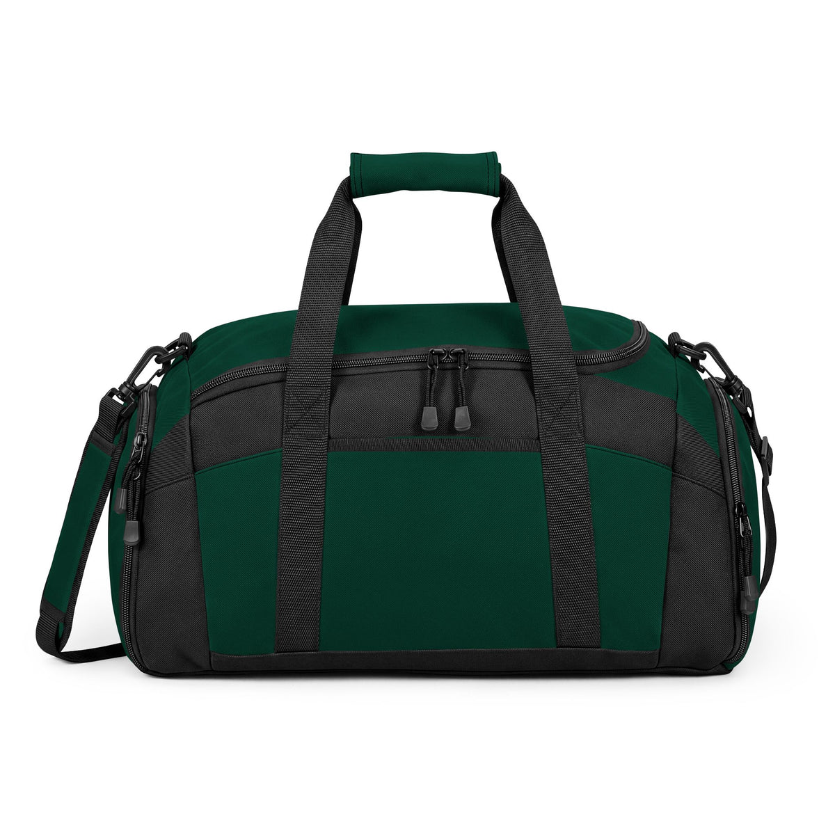 Gadsden Flag Gym Bag — Black Duffle with Embroidered Gadsden Flag