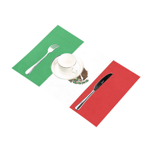 Mexico Flag Placemats 12" x 18" (Set of 6)