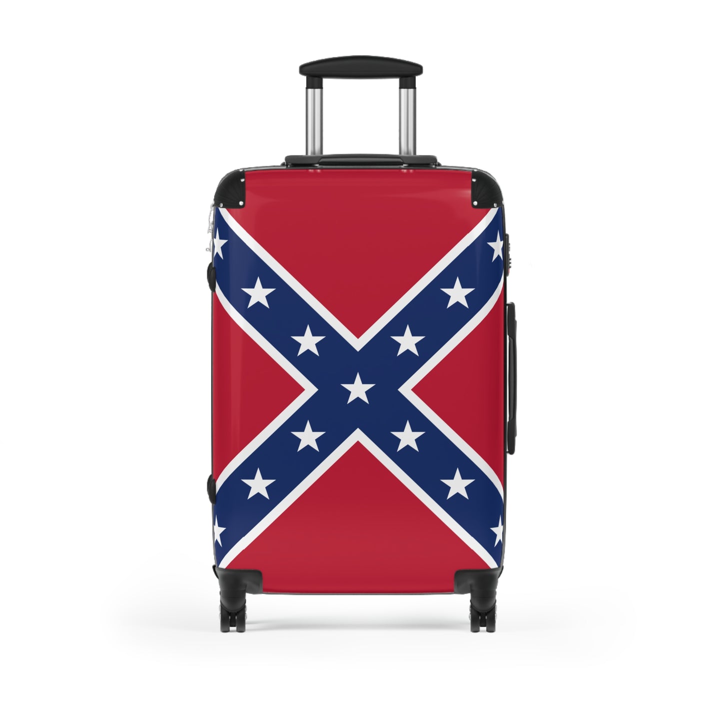 Confederate Battle Flag Inspired Suitcase