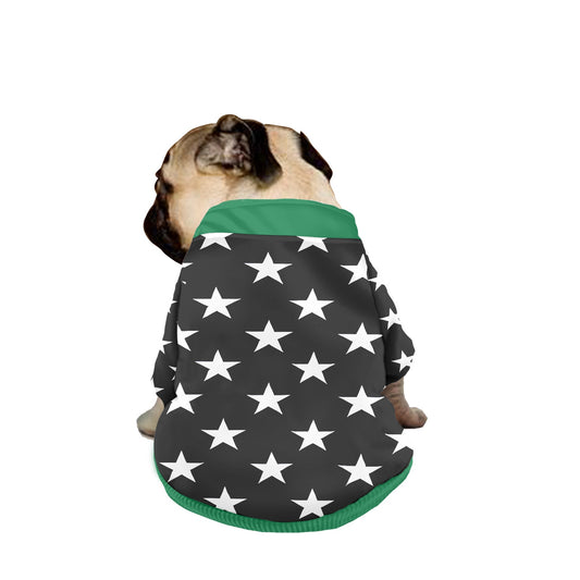 Thin Green Line Flag Pet Hooded Sweatshirt