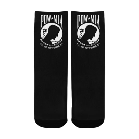 POW/MIA Flag Inspired Kid's Socks (Made in the USA)