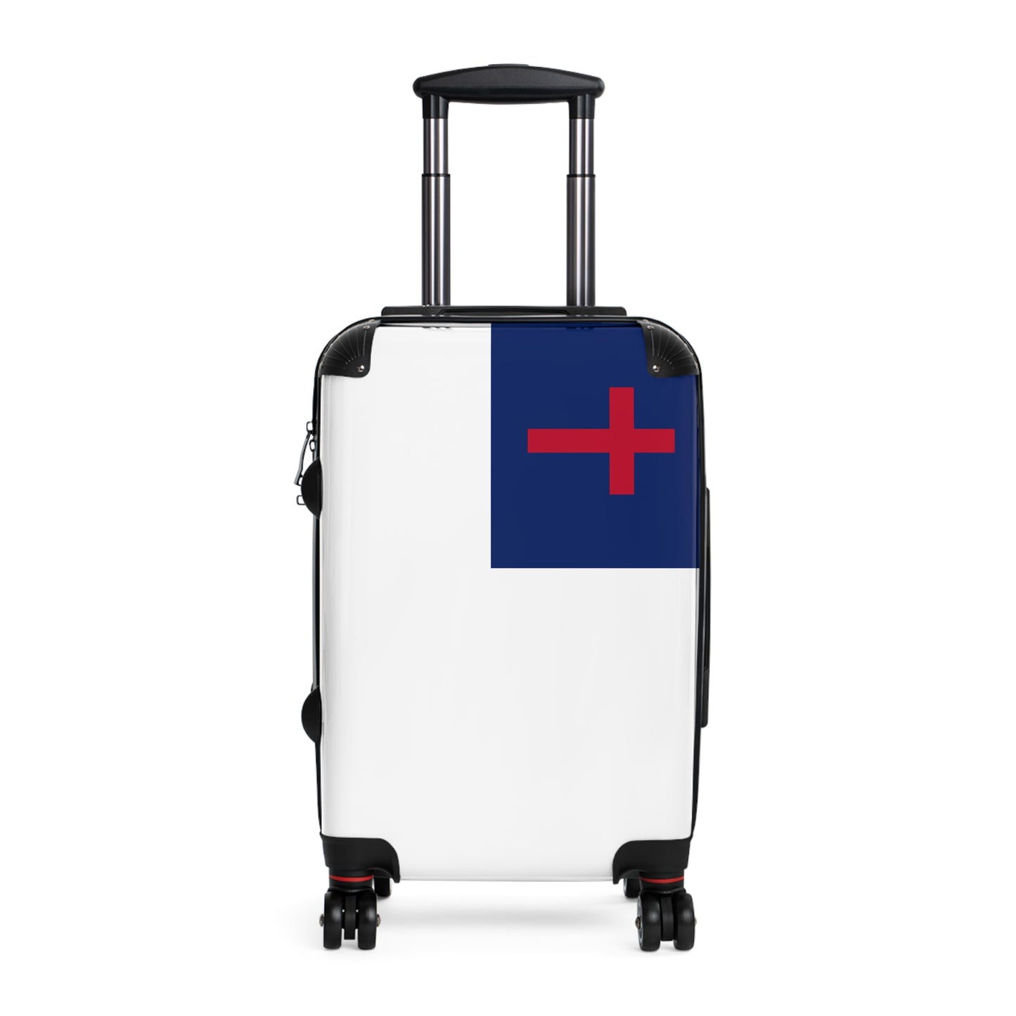 Christian Flag Inspired Suitcase
