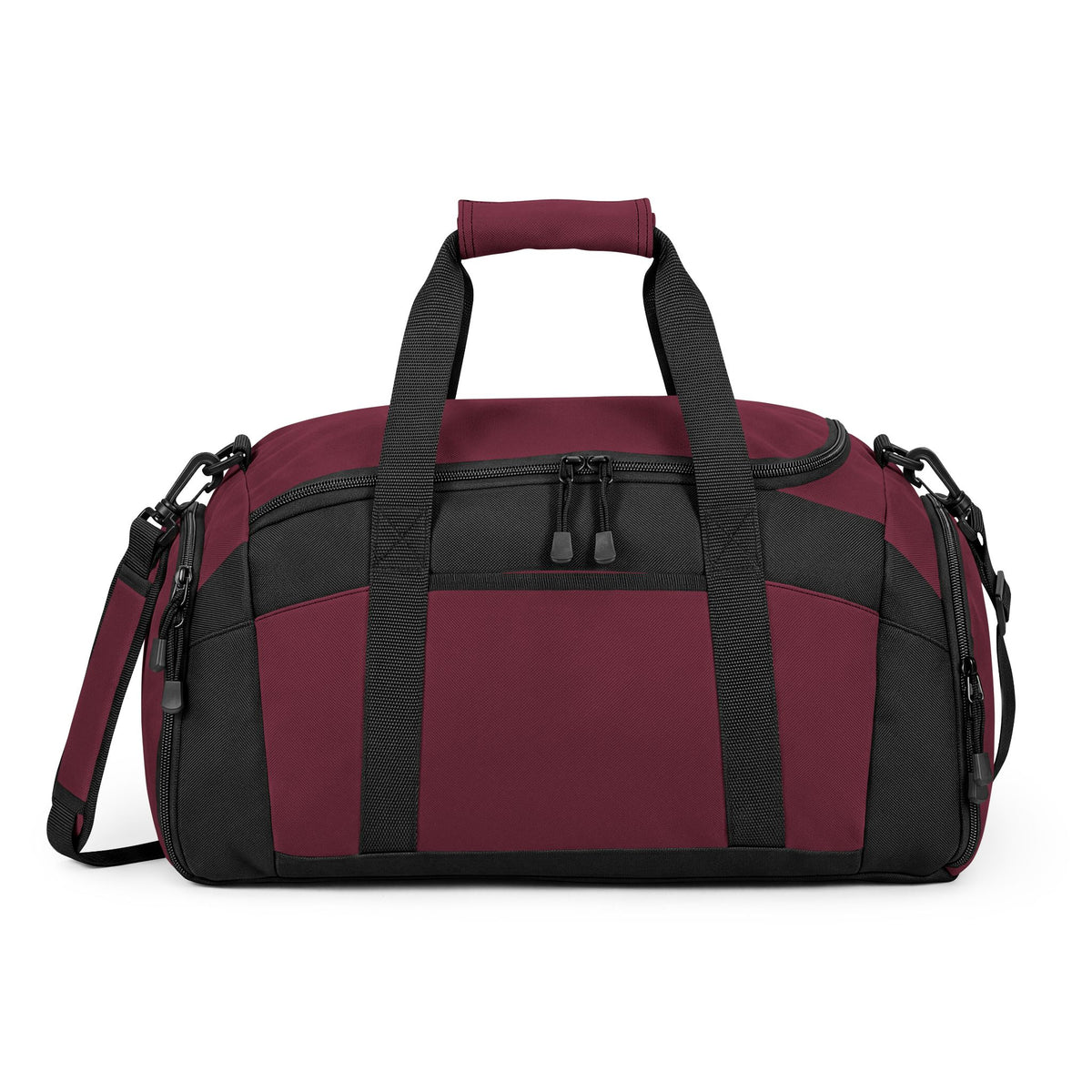 Gadsden Flag Gym Bag — Black Duffle with Embroidered Gadsden Flag
