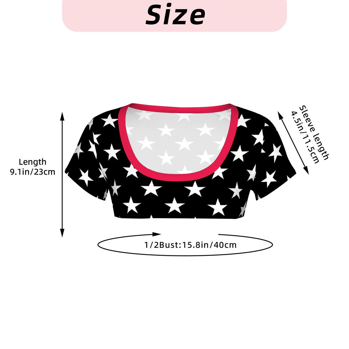 Thin Red Line Flag Inspired Women's 1/2 Cut Short Sleeve T-Shirt