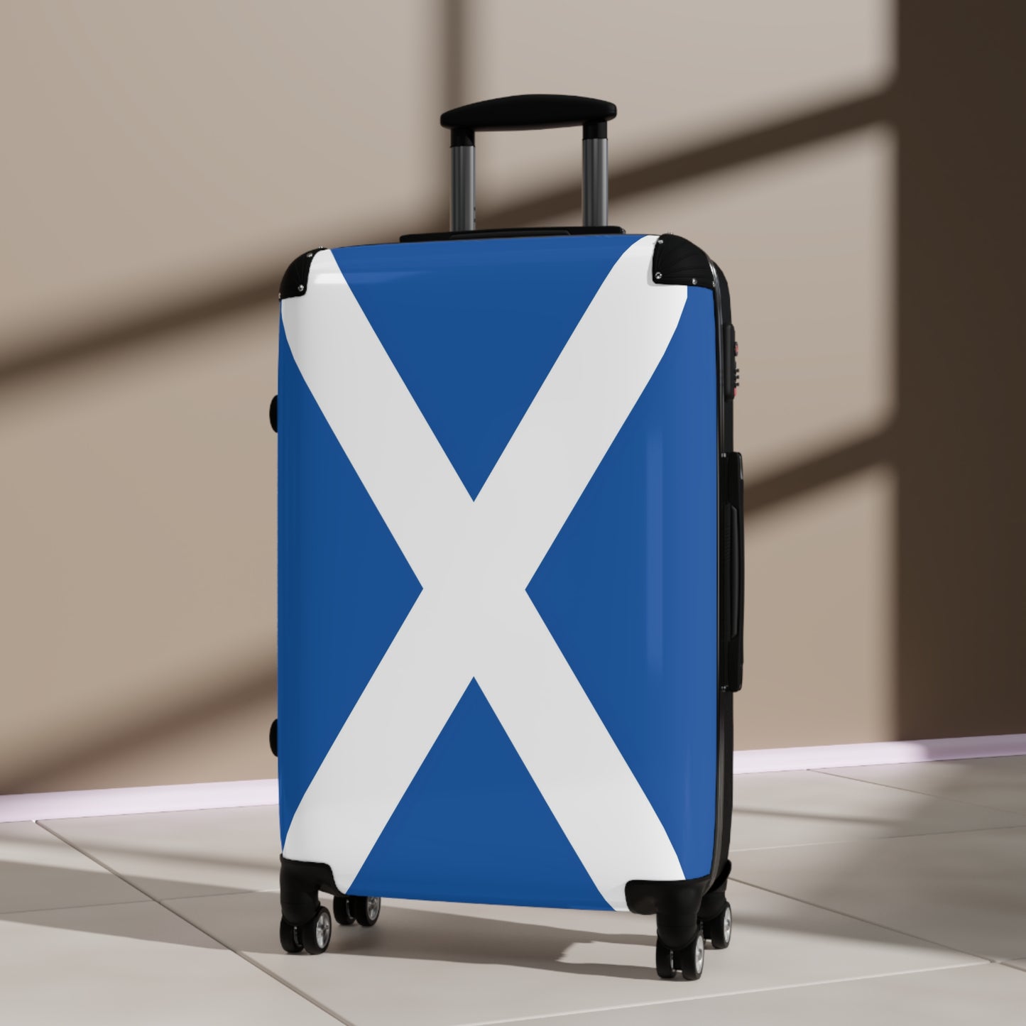 Scotland Flag Inspired Suitcase