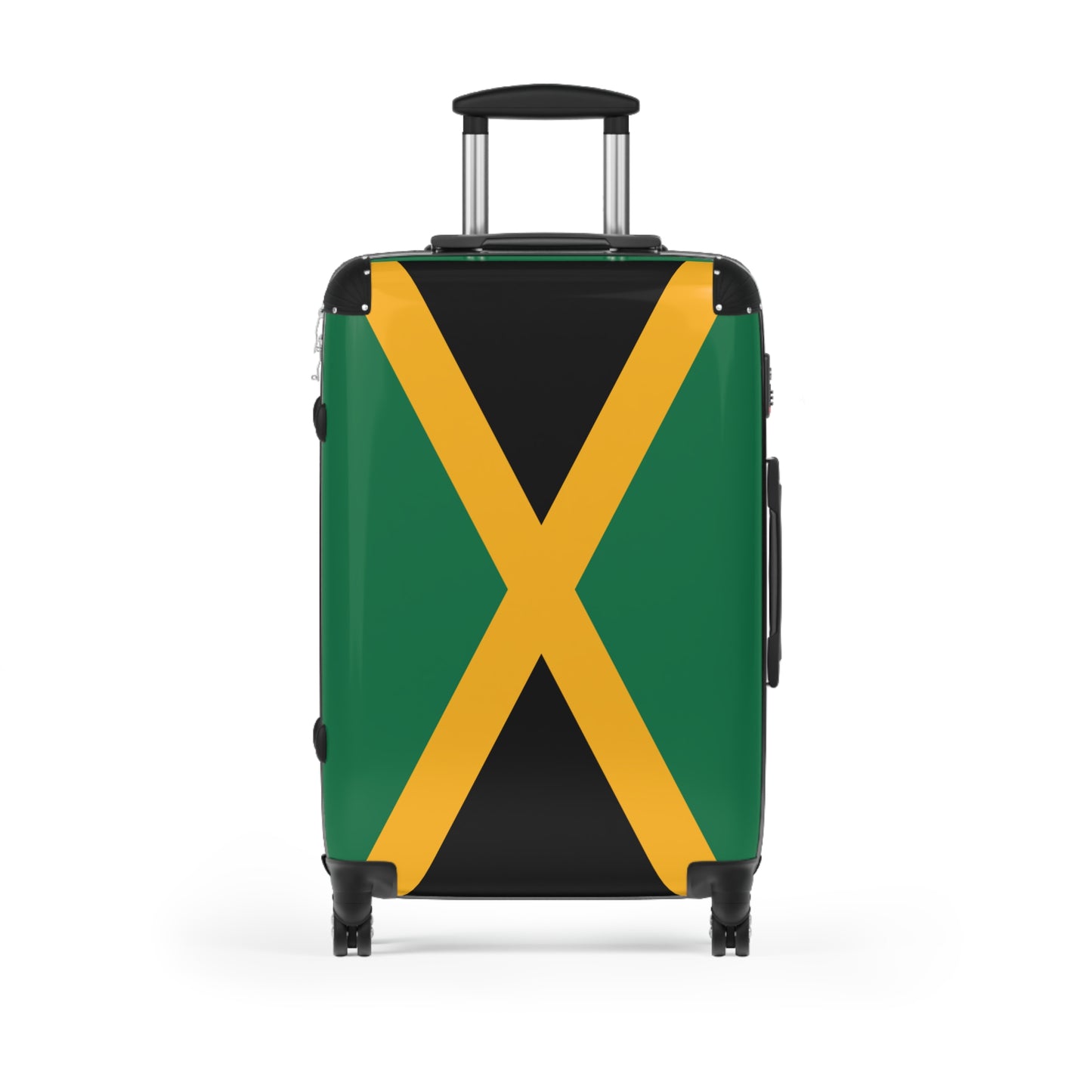 Jamaica Flag Inspired Suitcase