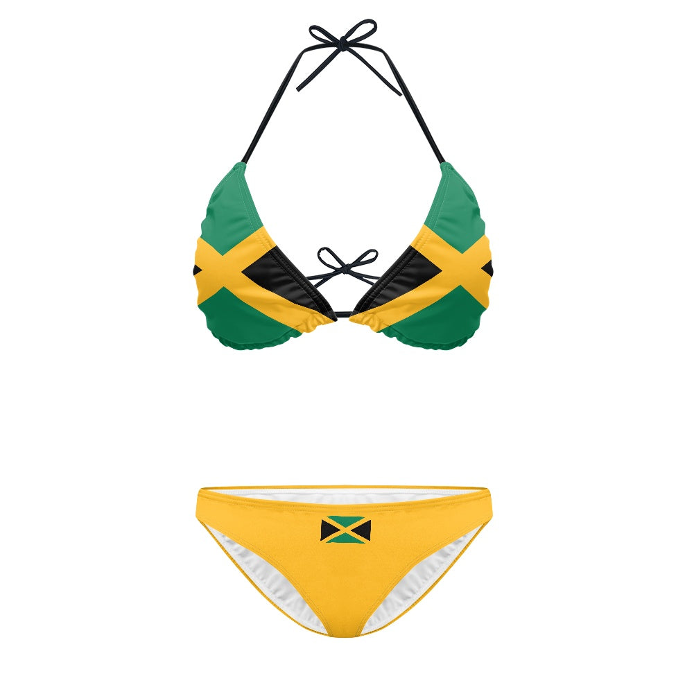 Jamaica Flag Inspired Women's Bikini