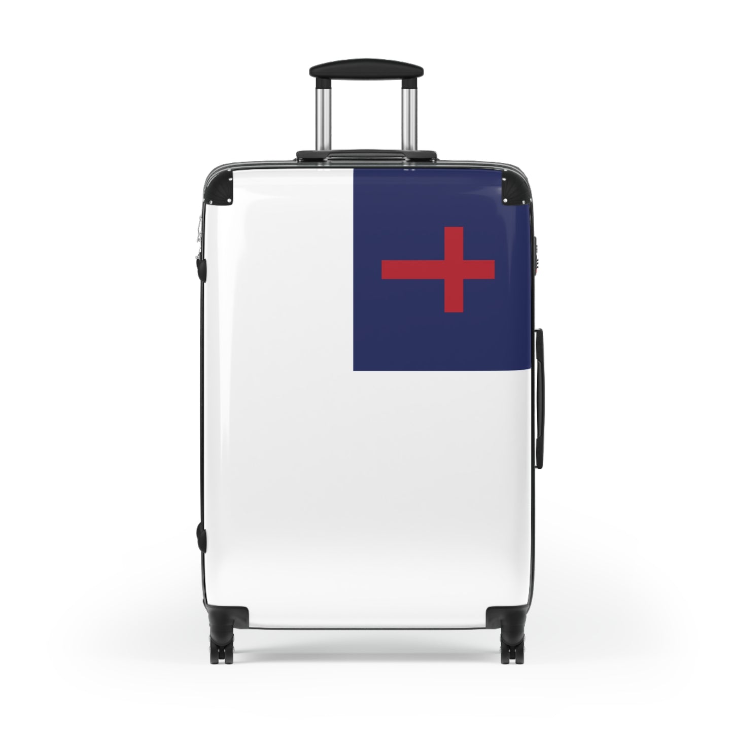 Christian Flag Inspired Suitcase