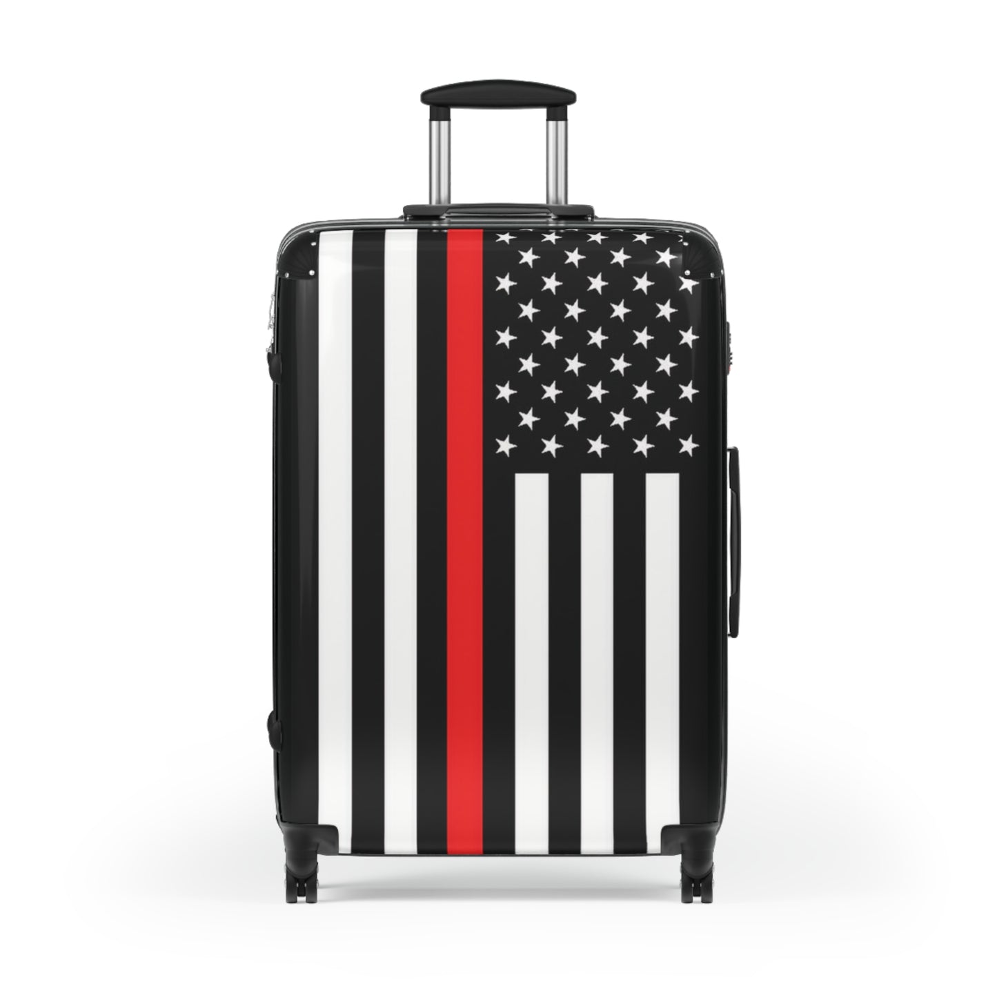 Thin Red Line Flag Suitcase
