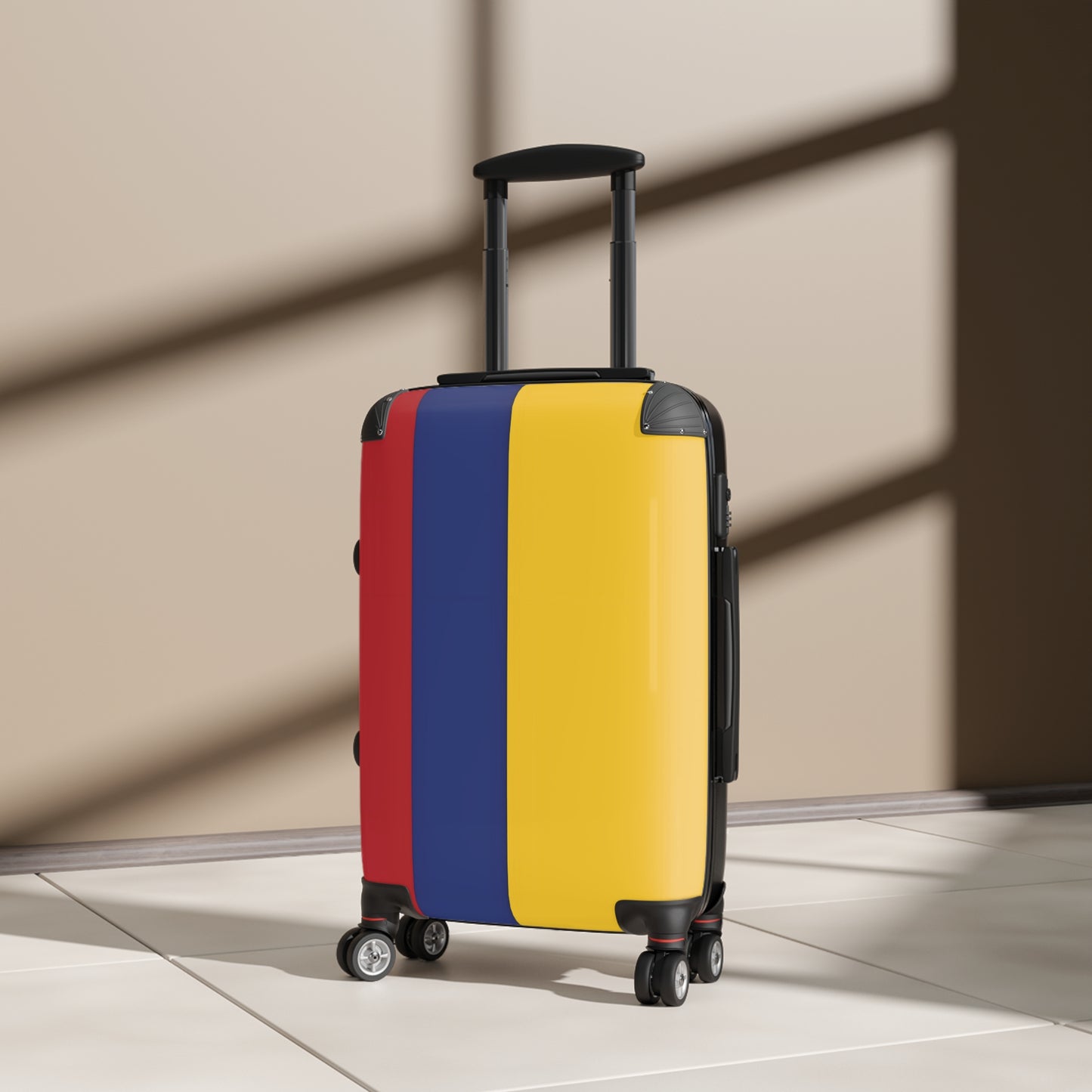 Colombia Flag Inspired Suitcase