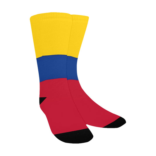Colombia Flag Inspired Kid's Custom Socks (Made in the USA)