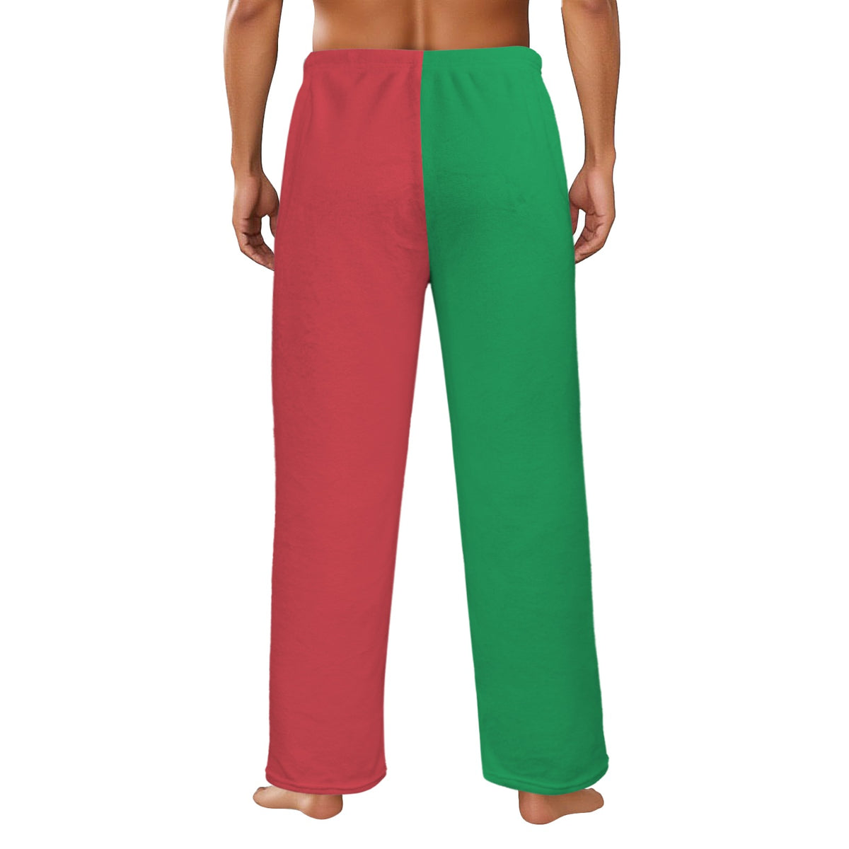 Italy Flag Inspired Men's Flannel Pajama Trousers Printed in the USA