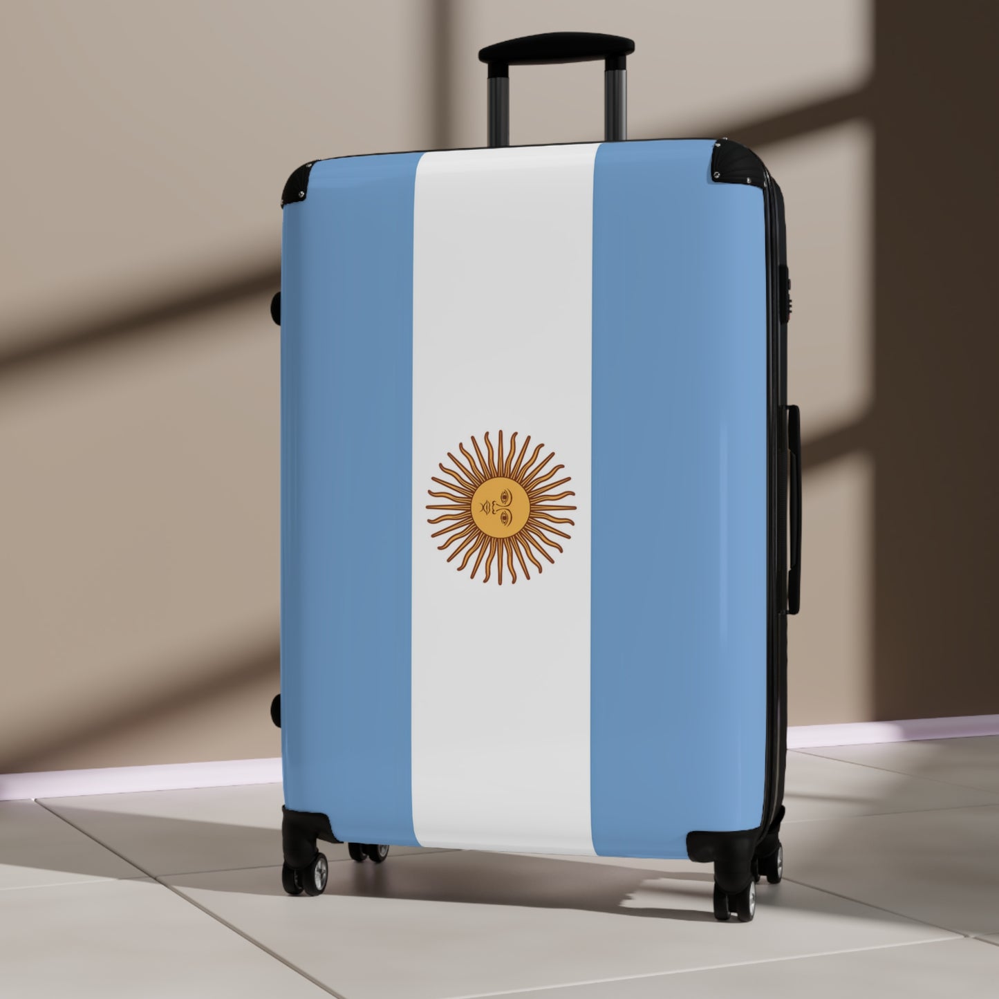 Argentina Flag Inspired Suitcase