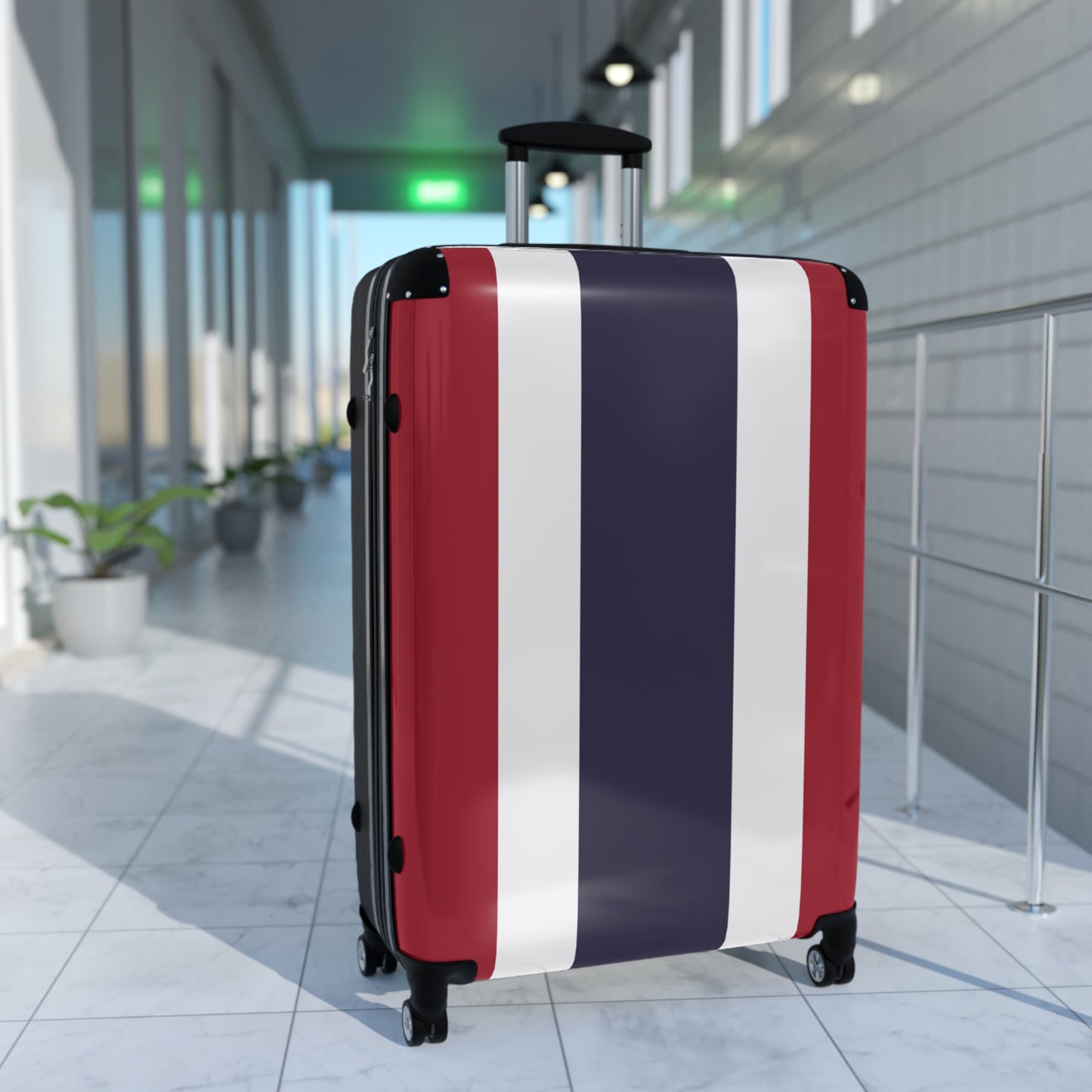 Thailand Flag Inspired Suitcase
