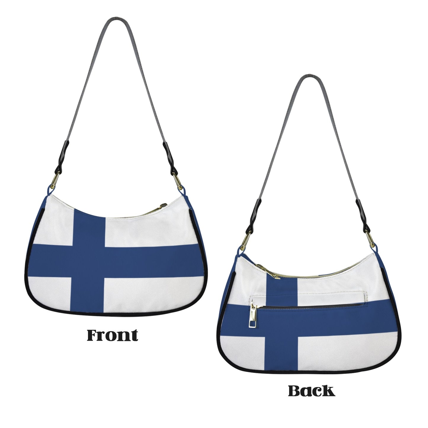 Finland Flag Inspired Women's Shoulder Bag