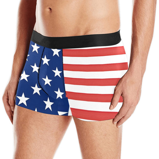 USA/American Flag Inspired Mens Boxer Briefs Made in the USA