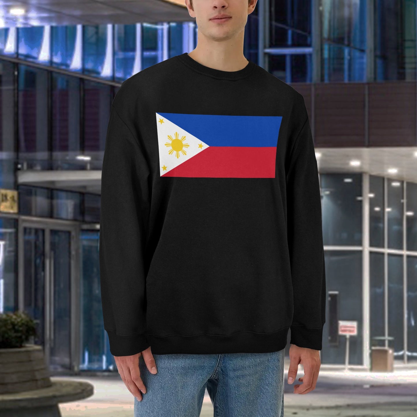 Philippines Flag Unisex Fleece Sweatshirt (Made in the USA)