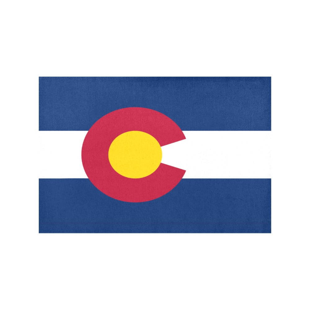 Colorado Flag Placemats 12" x 18" (Set of 6)
