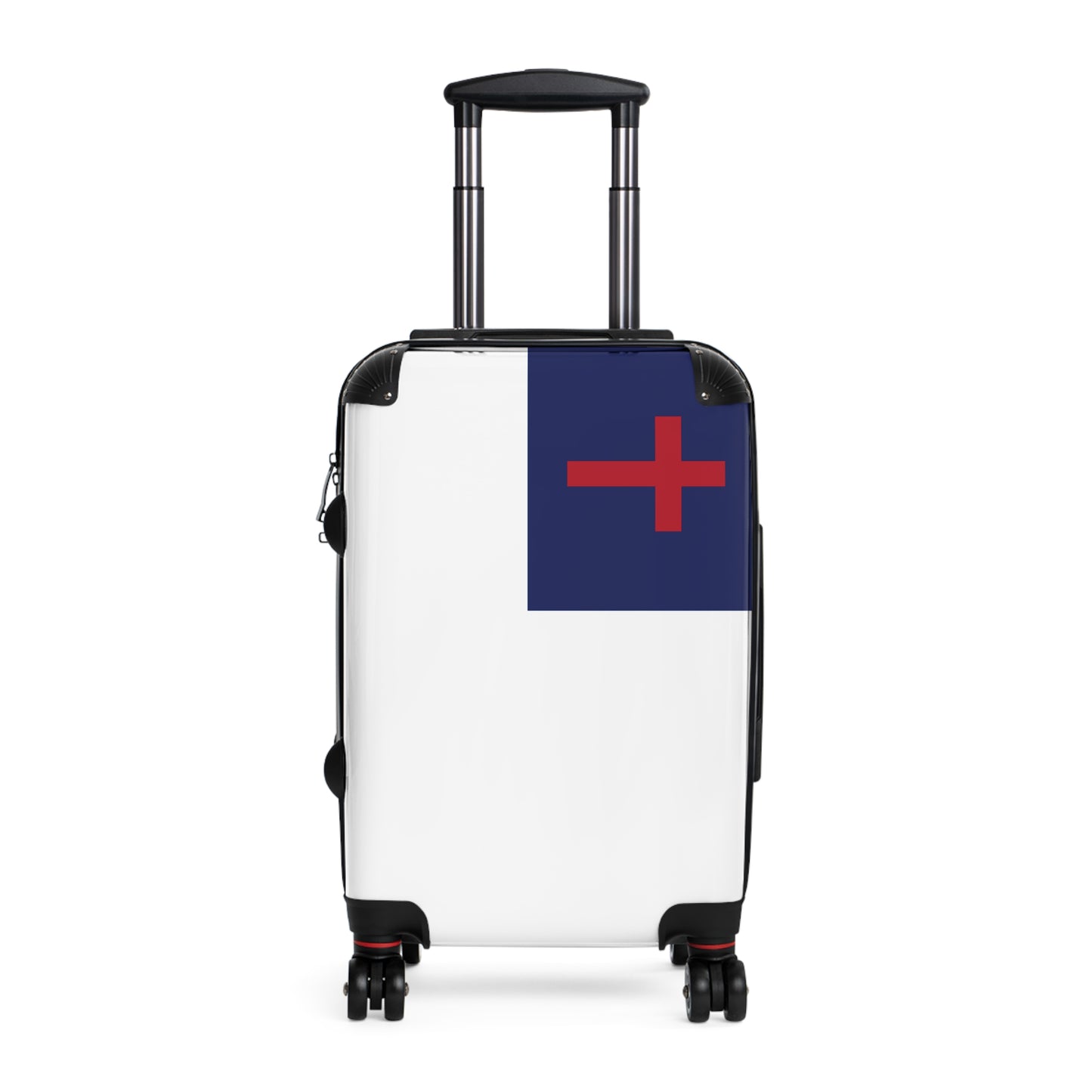 Christian Flag Inspired Suitcase