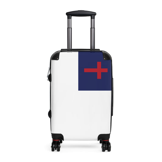 Christian Flag Inspired Suitcase
