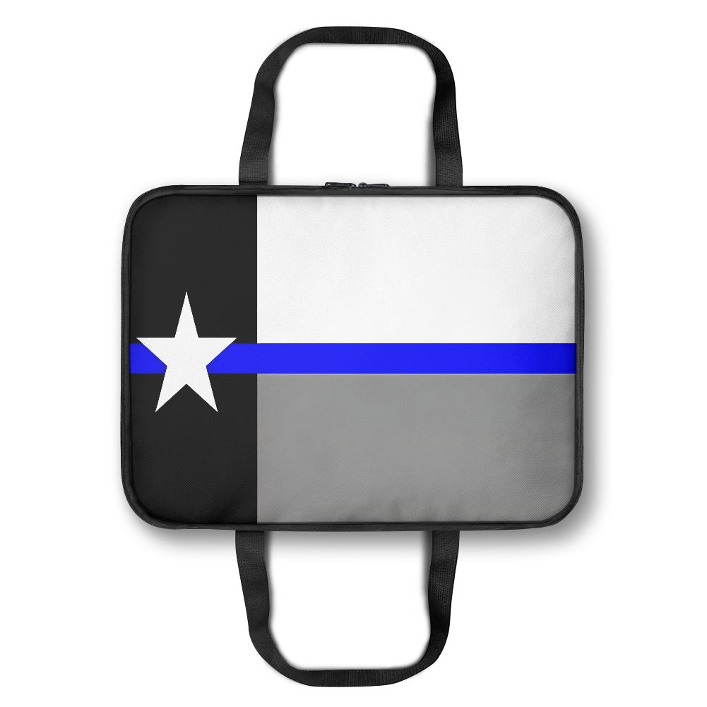 Thin Blue Line Texas Flag Inspired Insulated Casserole Carrier – Durable Hot & Cold Food Bag