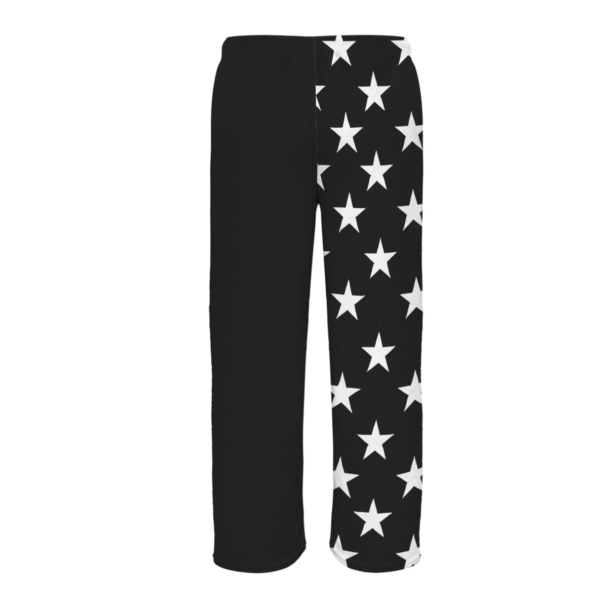Thin Red Line Flag Inspired Style-2 Men's Flannel Pajama Trousers Printed in the USA