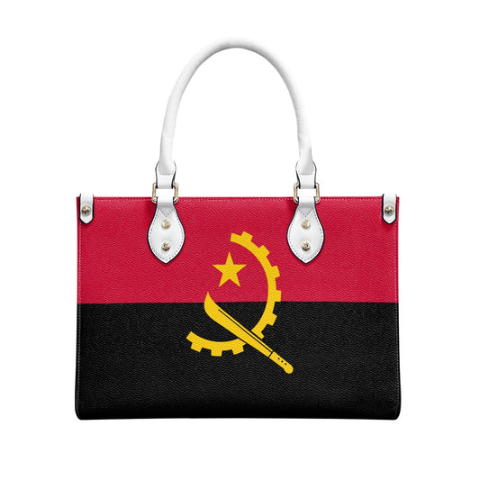 Luv My Flag handbag featuring Angola's national flag design.