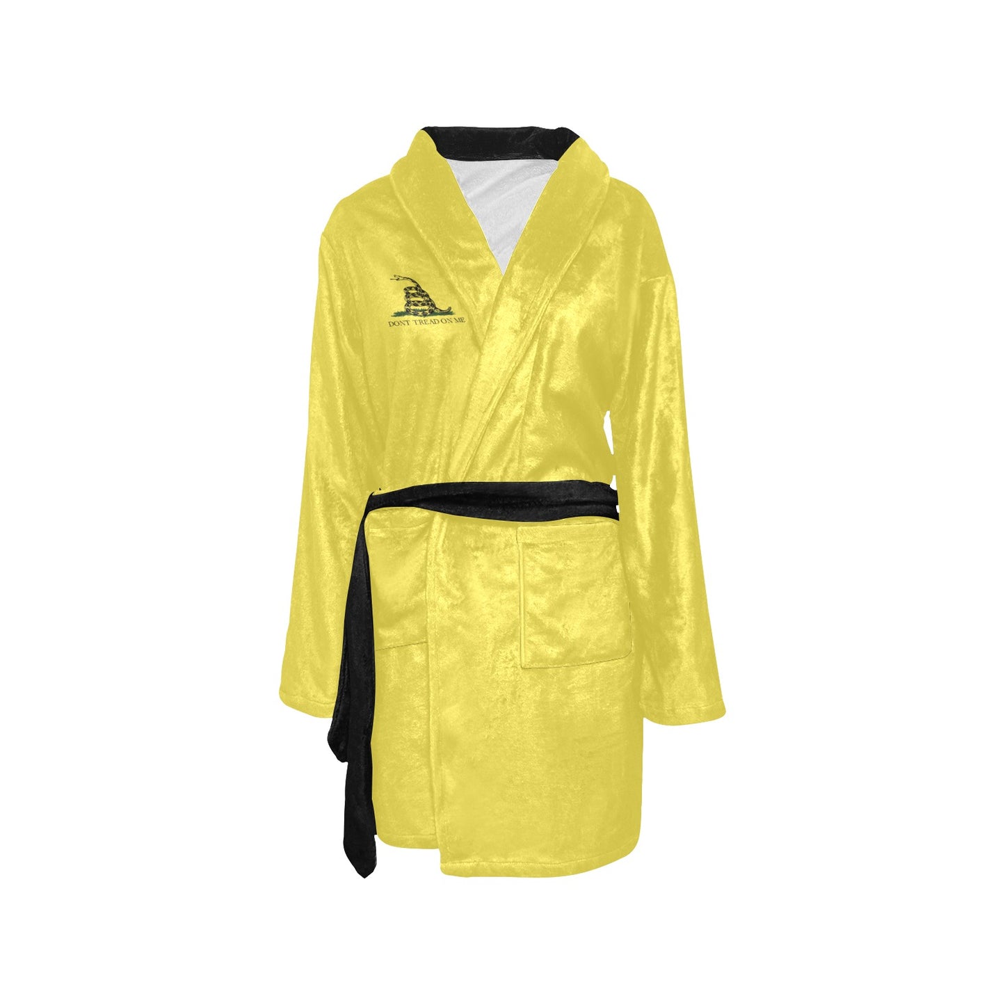 Gadsden Flag Inspired Women's Fleece Robe