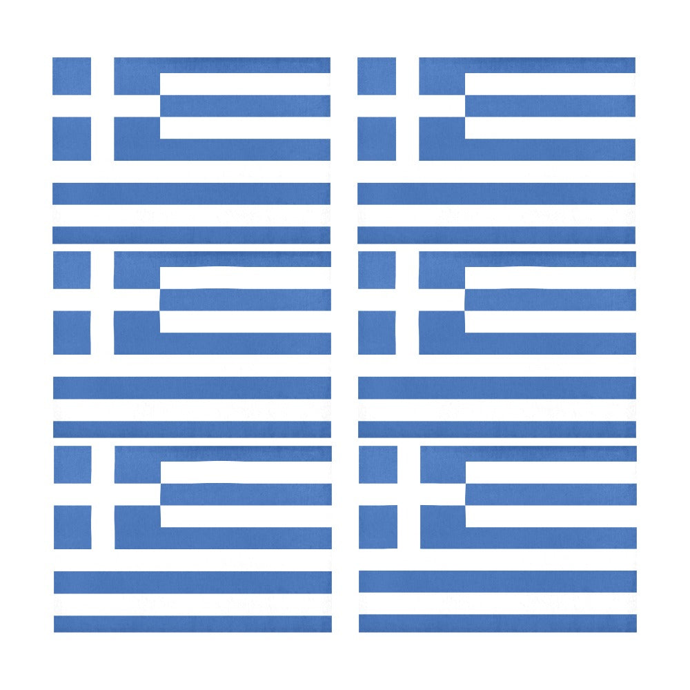 Greece Flag Placemats 12" x 18" (Set of 6)