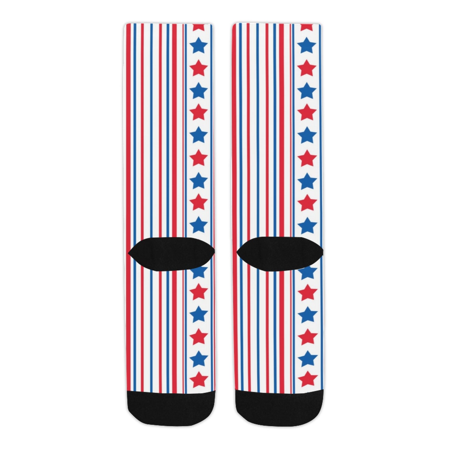 USA/American Flag Socks Stars & Stripes Pattern Crew Socks | Ships from USA