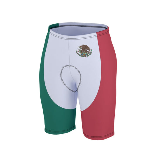 Mexico Flag Inspired Men’s Cycling Shorts