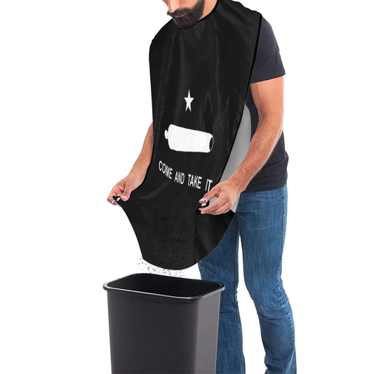 Come and Take It Flag Beard Bib Apron for Men Shaving & Trimming