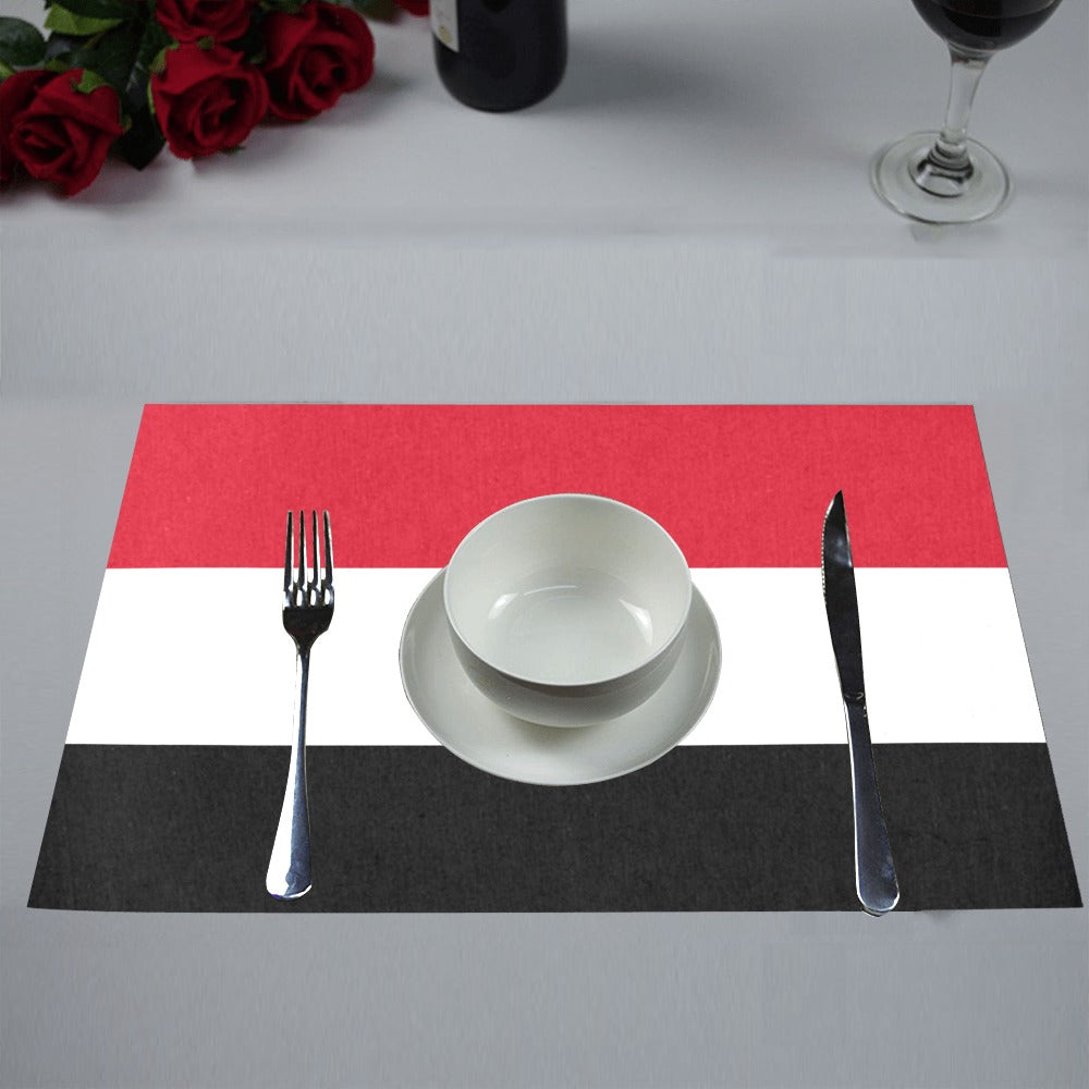 Egypt Flag Placemats 12" x 18" (Set of 6)