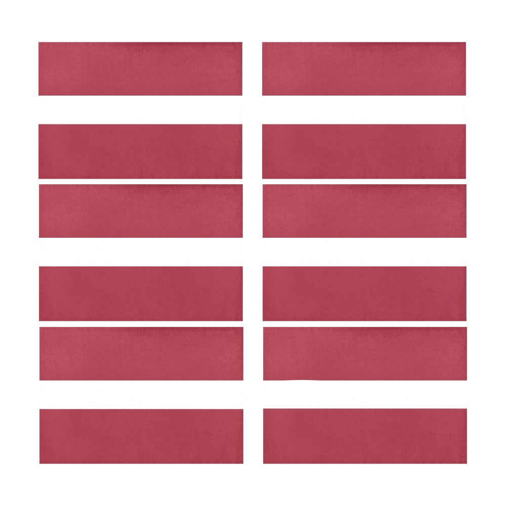 Latvia Flag Placemats 12" x 18" (Set of 6)