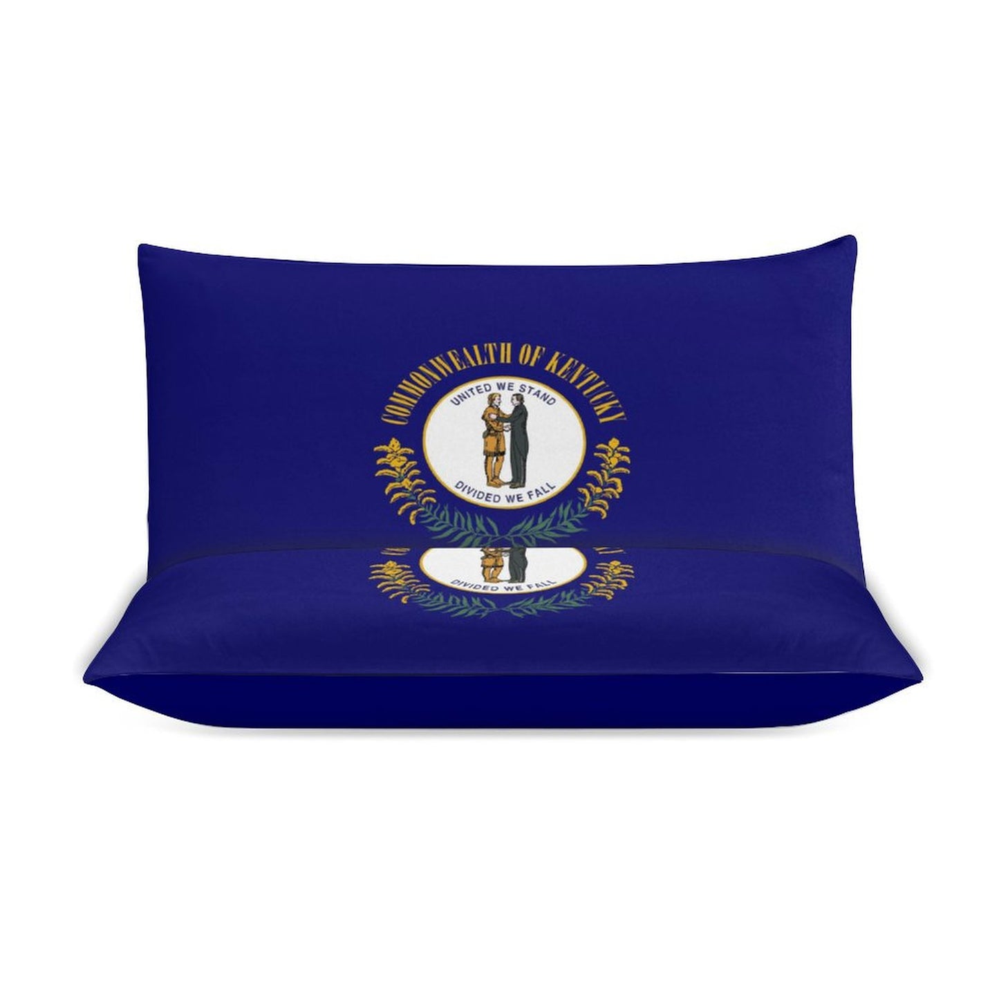 Kentucky Flag Inspired 3-Piece Bedding Set (1 Duvet Cover + 2 Pillow Shams) – 102"×90"